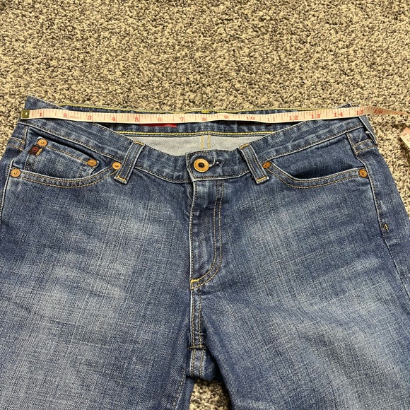 AG Vintage Y2K the Club Low Rise Flare BootCut Sz 31 Made in California - Picture 8 of 10